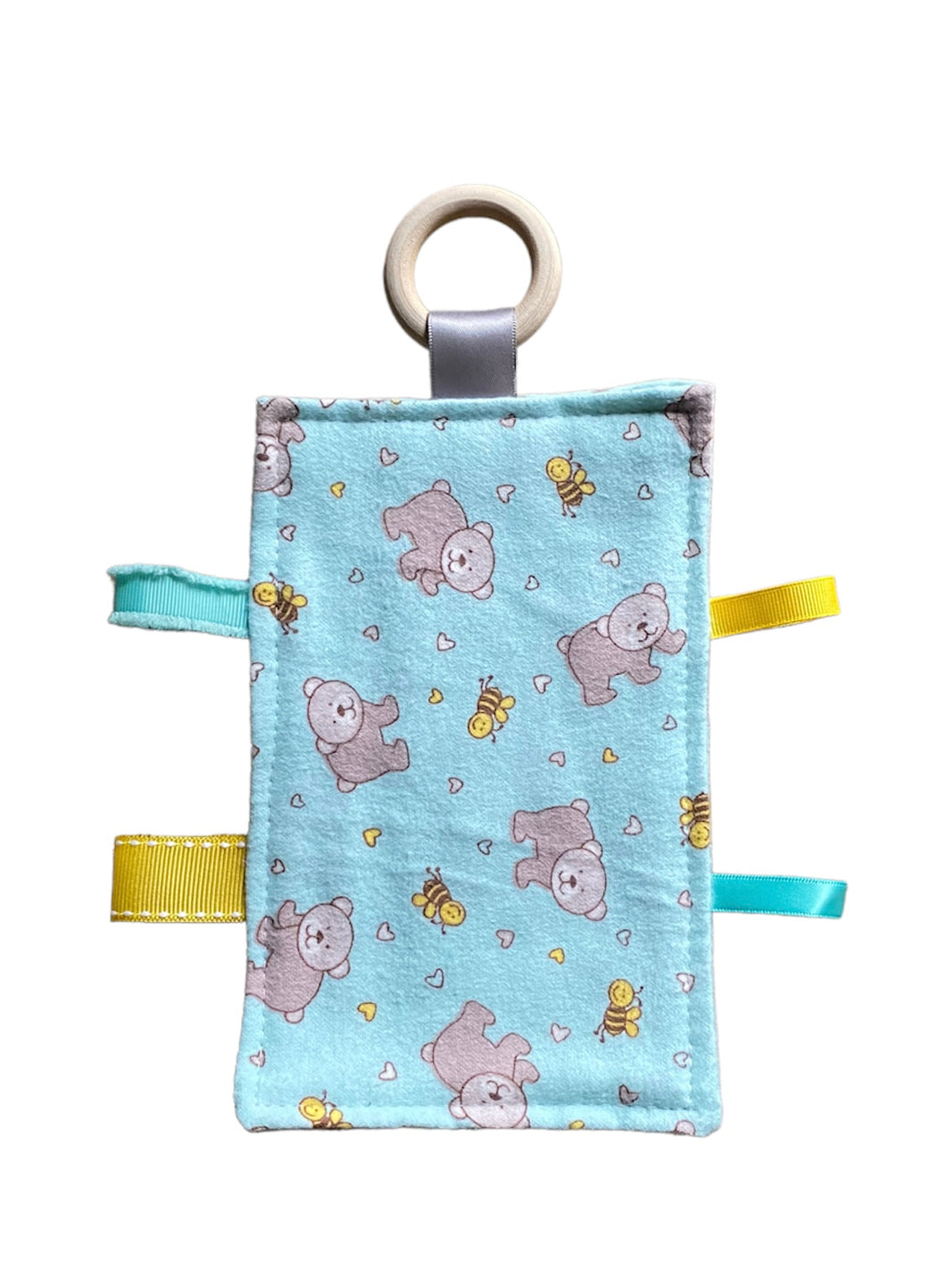 Tag Along Sensory Blanky by Baby Bee