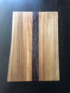 15” Red Elm Charcuterie Board with Epoxy